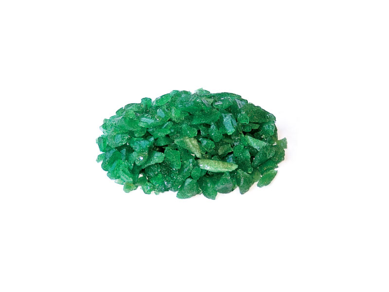 green crushed glass